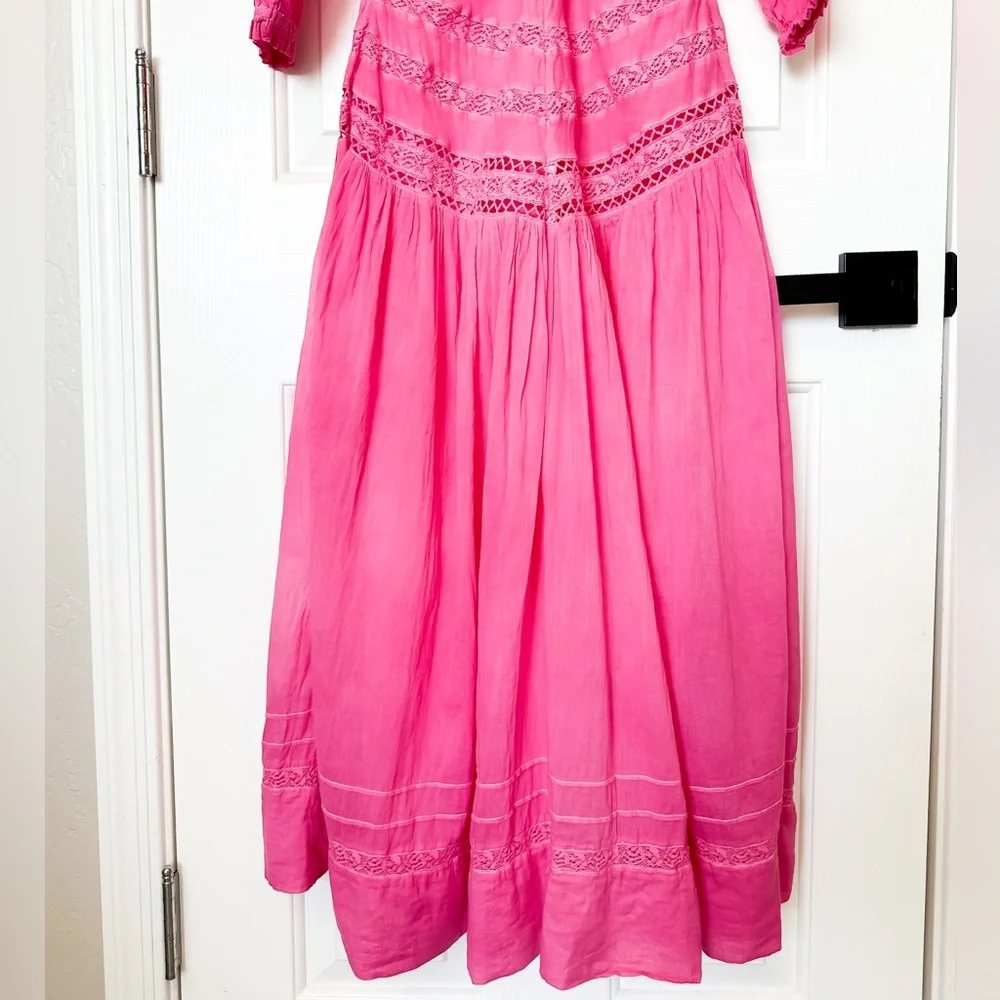 FREE PEOPLE Pink Boho Women's Dress - Size XSmall